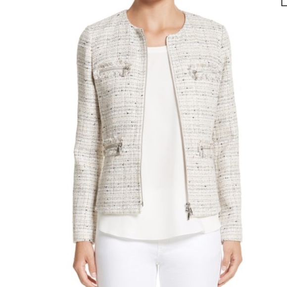Lafayette 148 New York Jackets \u0026 Coats | Lafayette 148 New York Nwt Emelyn Tweed Jacket 8 | Color: Cream/Tan | Size: 8 | Pm-15812172's Closet